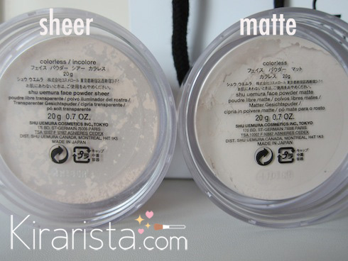 SHU UEMURA Face powder matte – review