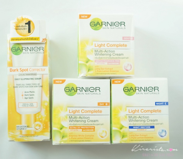 New Garnier Light Complete SPF20 PA+++ : review