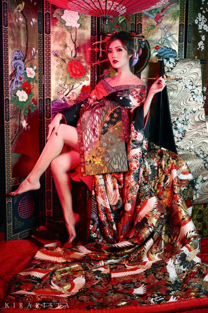 How to + Behind the scene :  Oiran 花魁 Fashion Set