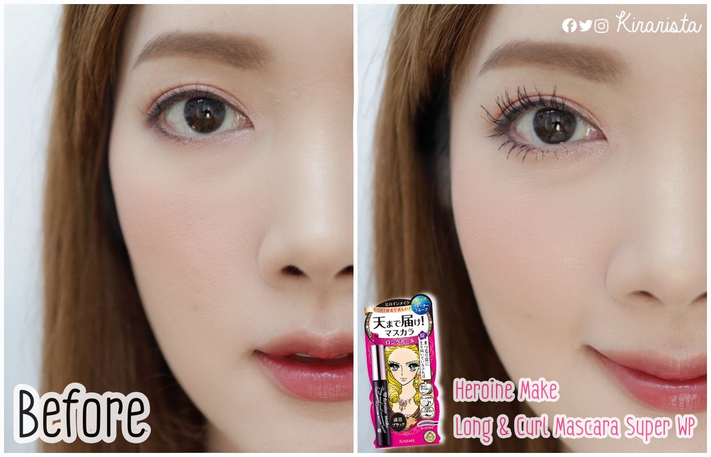 JPcosme🇯🇵 “Heroine Make” มาสคาร่าระดับตำนาน เด้งทั้งวัน กันน้ำระดับ Max!