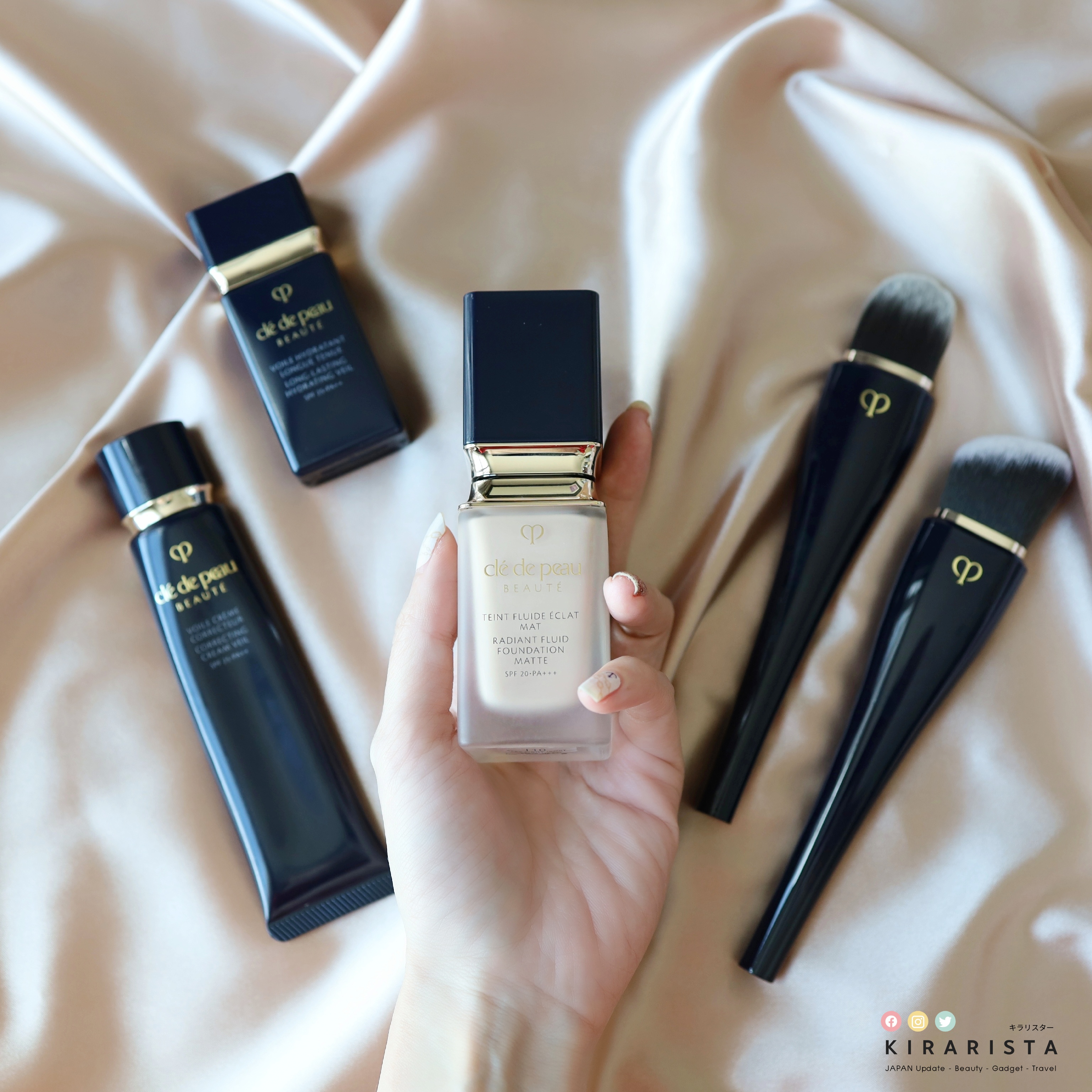 งานผิวสวย แพงระดับ 10 | Cle de peau NEW Foundation + Primer + แปรงออกใหม่ – Full review