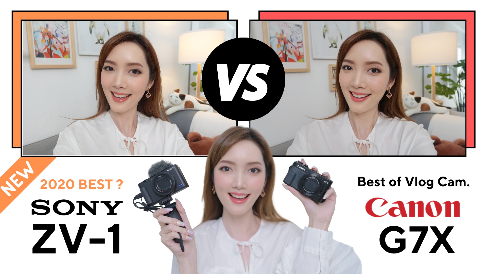SONY ZV-1 🆚 CANON G7X ข้อดี – ข้อเสีย – ตัวอย่างคลิปเทียบ ดูก่อนซื้อ! | Kirari gadget EP.40