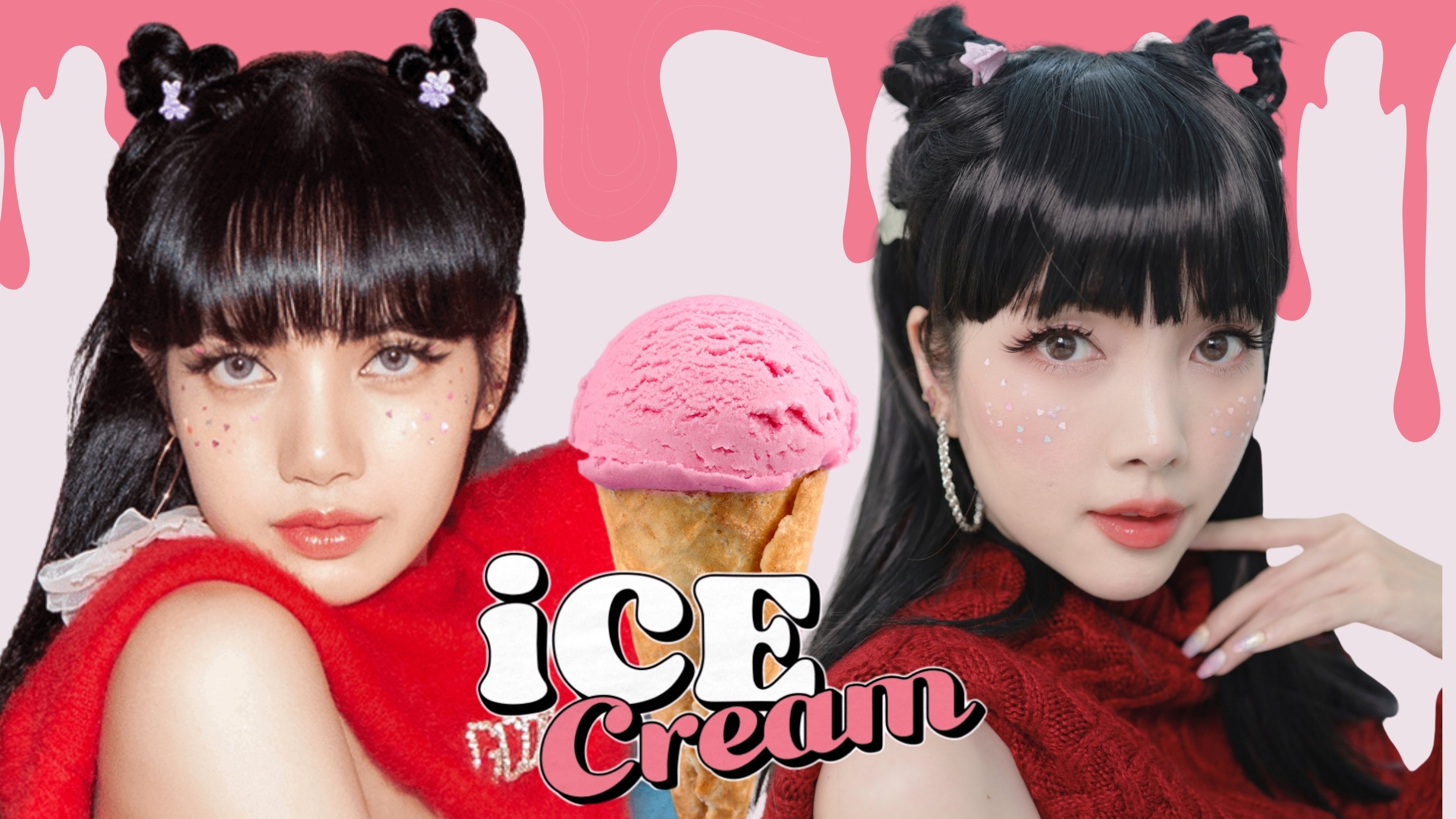 🍦BLACKPINK ice cream : LISA inspired MAKEUP LOOK🍦 | Kirari TV