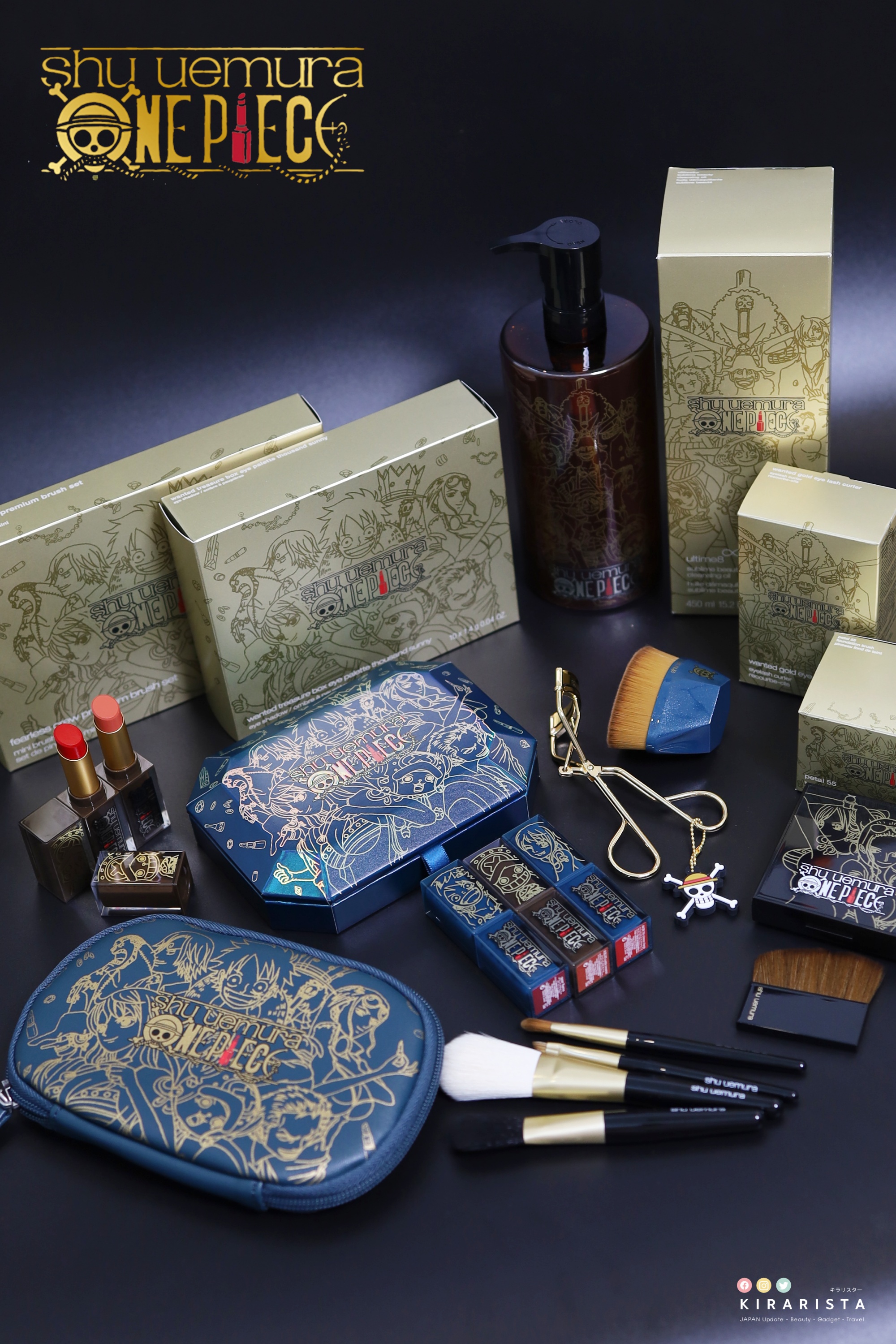 SHU UEMURA x one piece เห่อหนักมากก ครบแล้วไอเท็มปังๆ