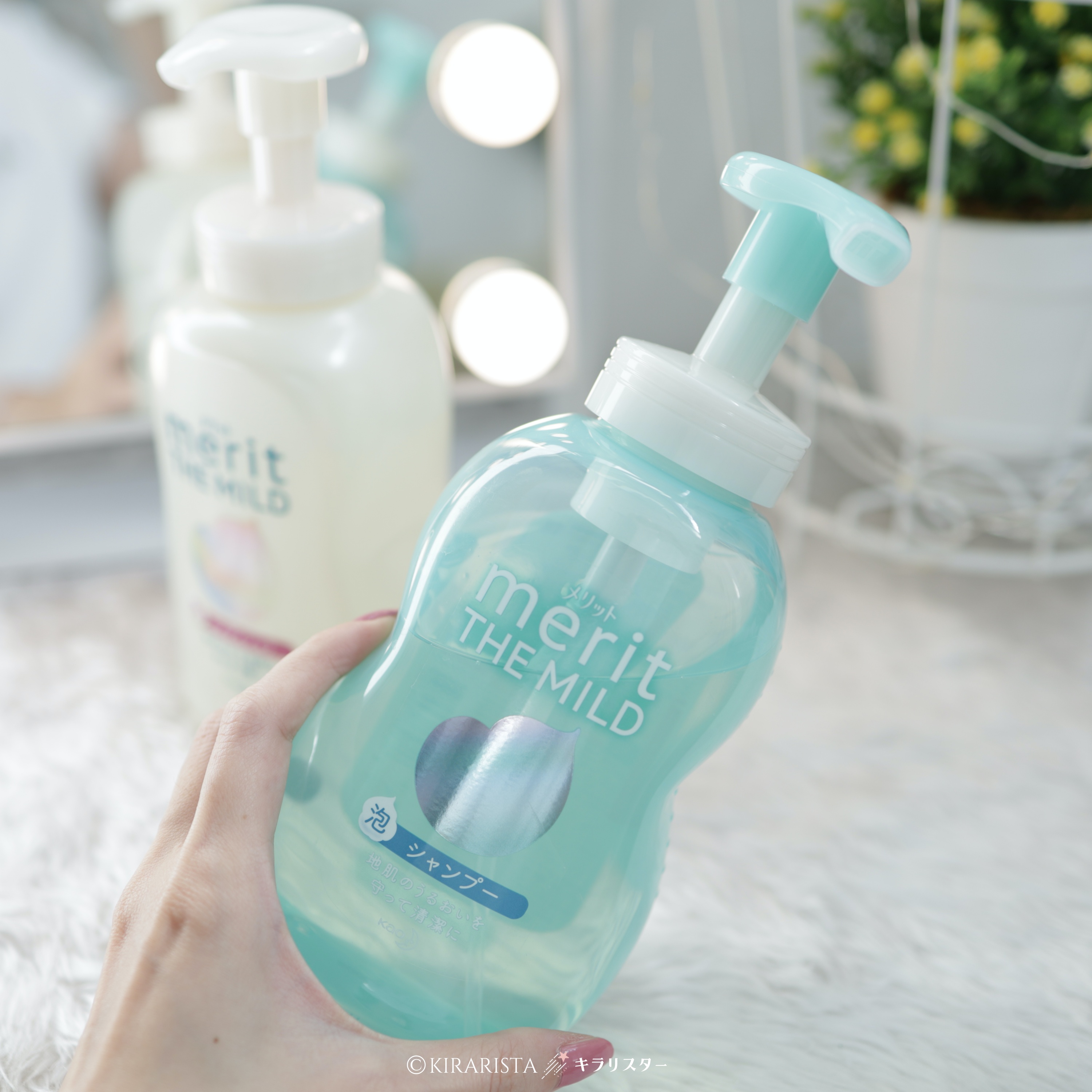 #JPcosme 🇯🇵 Merit THE MILD แชมพูแบบใหม่ กดปุ๊ป ฟองฟูปั๊บ